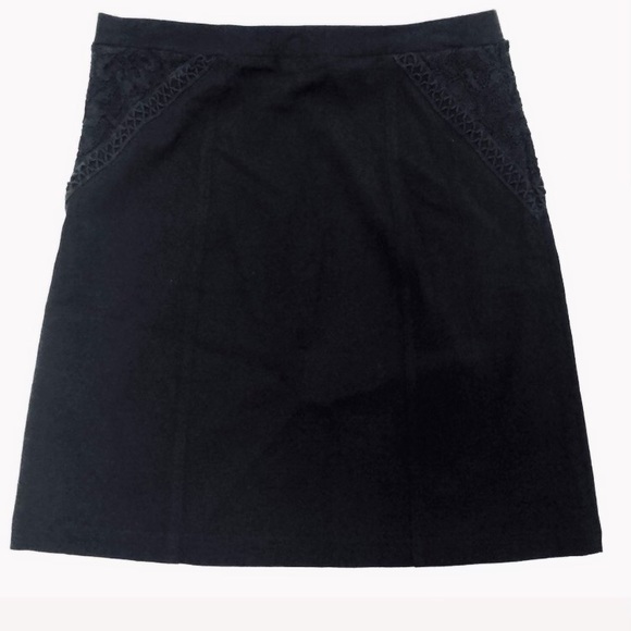 NWOT Free People Black Crop Top & Skirt 2piece Set - Picture 9 of 10